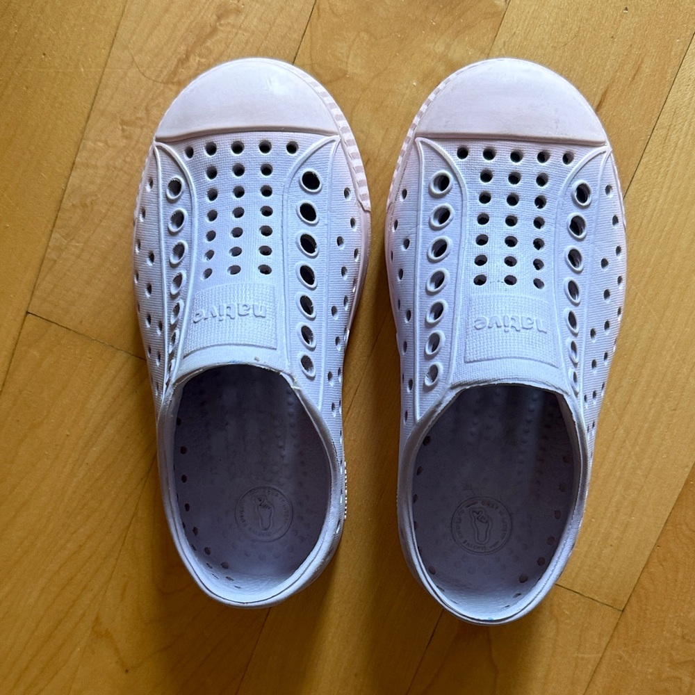 Native Kids Shoes - Light Purple/Pink